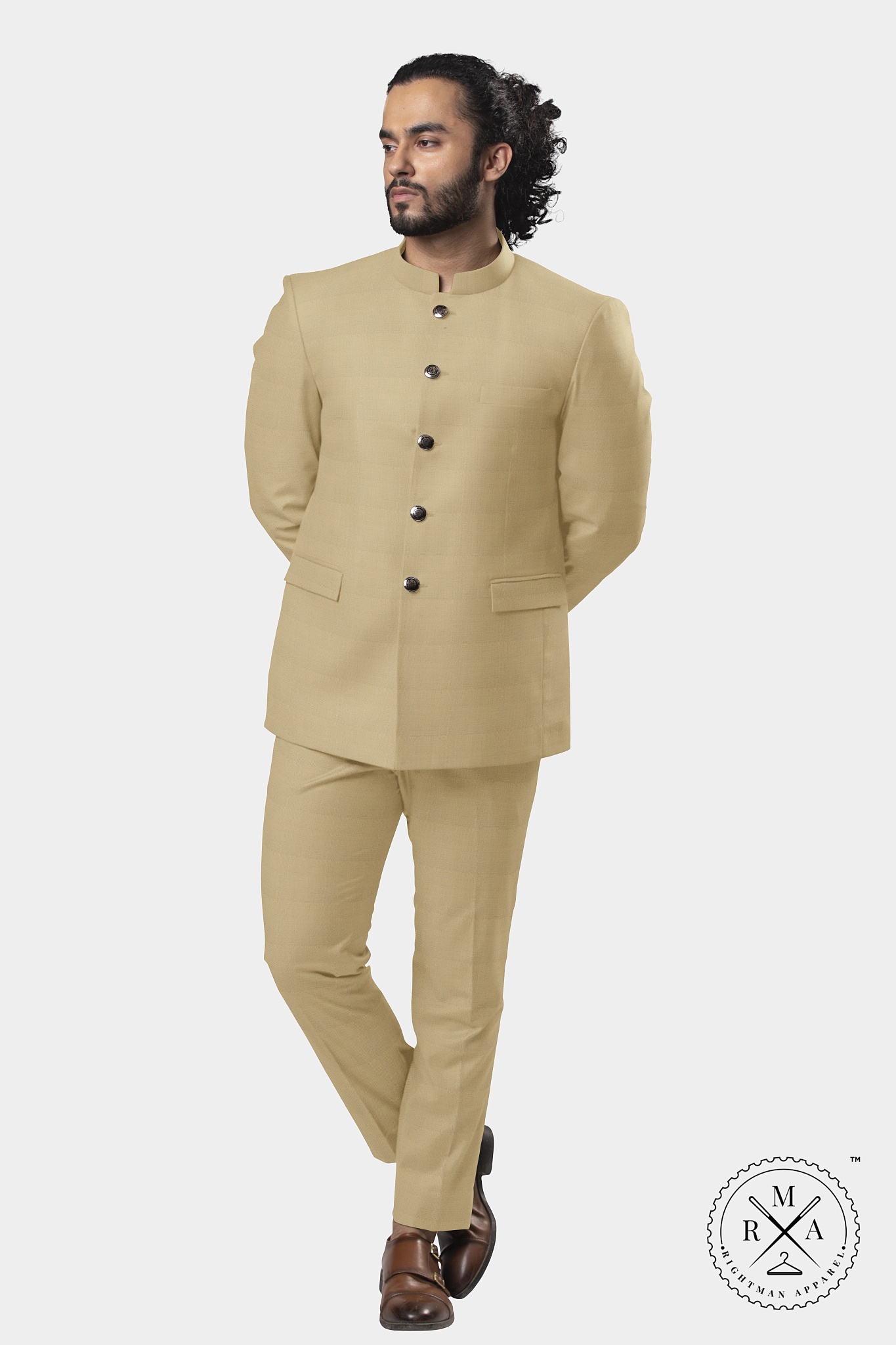 Vanilla Colour Jodhpuri Suit SU347